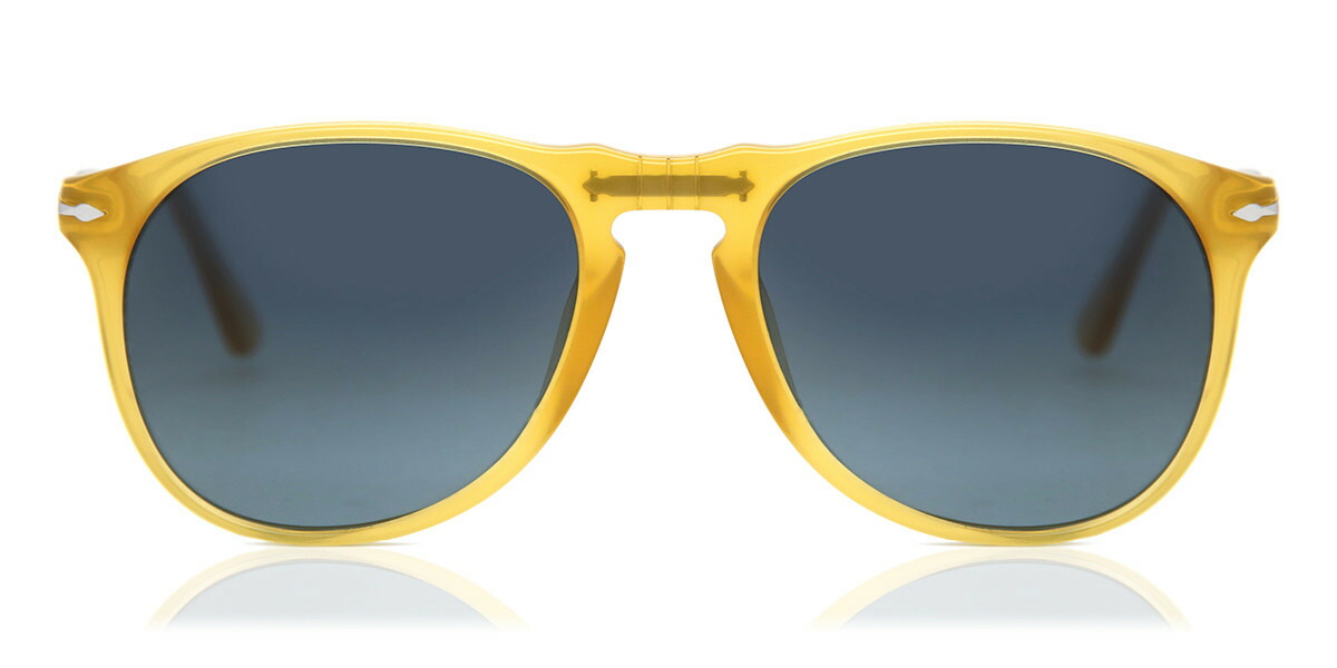 【置き目品】【貨物輸送無料】Persol ペルソール メンズ 黒眼鏡 Persol PO9649S Polarized 204/S3 55 55 大いさ 置き目品 坦々たる  入れもの＆差し交わす付【外国で通信販売】 眼鏡・サングラス-バッグ・小物・ブランド雑貨