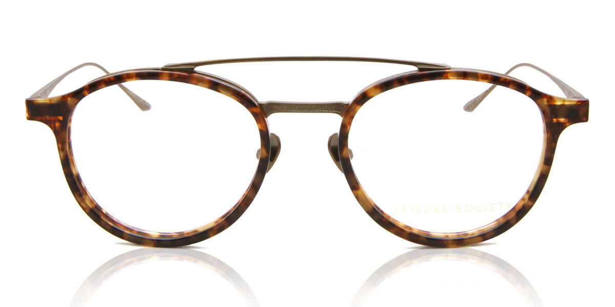【正規品】【送料無料】レジャー ソサエティ Leisure Society Corbusier/S Tortoise 18K Antique Gold New Unisex Sunglasses【海外通販】