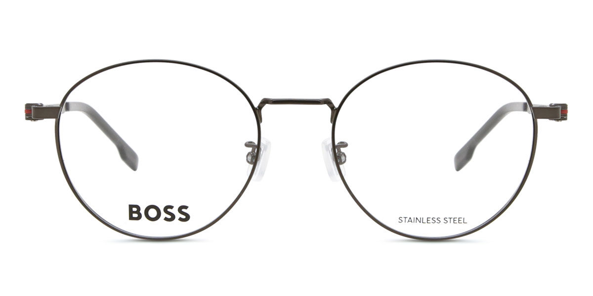 元締め Boss 1539/F Asian Fit R80 Full rim 盛りだくさんリム マットダークルテニウムシルバー Men メンズ 成人男性用 Eyeglasses 眼鏡 メガネ めがね ひな形 伊達眼鏡 【置き目品】【新品】【外国で通信販売】【貨物輸送無料】