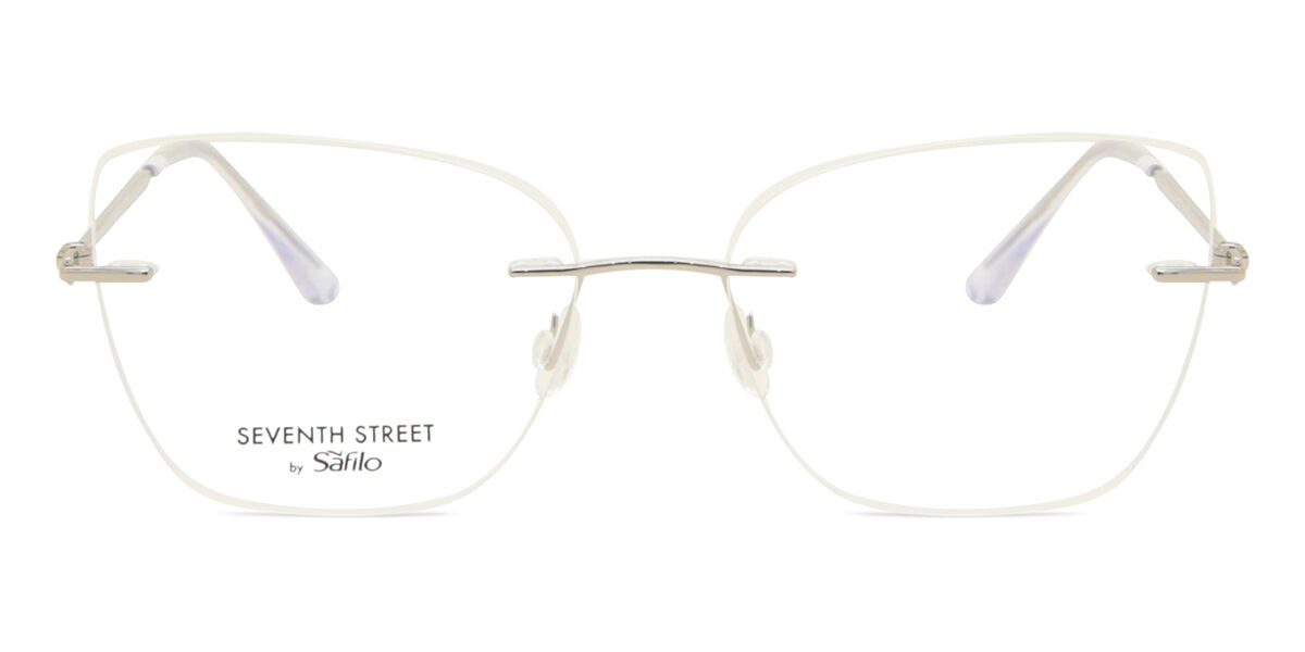 セブンスストリート Seventh Street 7A592 010 Rimless リム受け答え パラジウム しろがね色 Women レディース 成人女性用 ウィメンズ Eyeglasses 眼鏡 メガネ めがね ひな形 伊達眼鏡 【置き目品】【新品】【外国で通信販売】【貨物輸送無料】