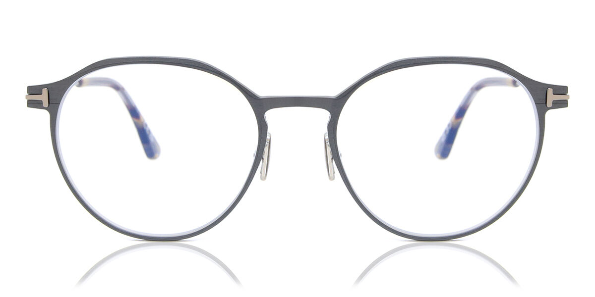 トムフォード Tom Ford FT5866-B 013 Blue-Light Block Full rim フルリム マットルテニウムシルバー Men メンズ 男性用 Eyeglasses メガネ 眼鏡 めがね フレーム 伊達メガネ 【正規品】【新品】【海外通販】【送料無料】|SmartBuyGlasses