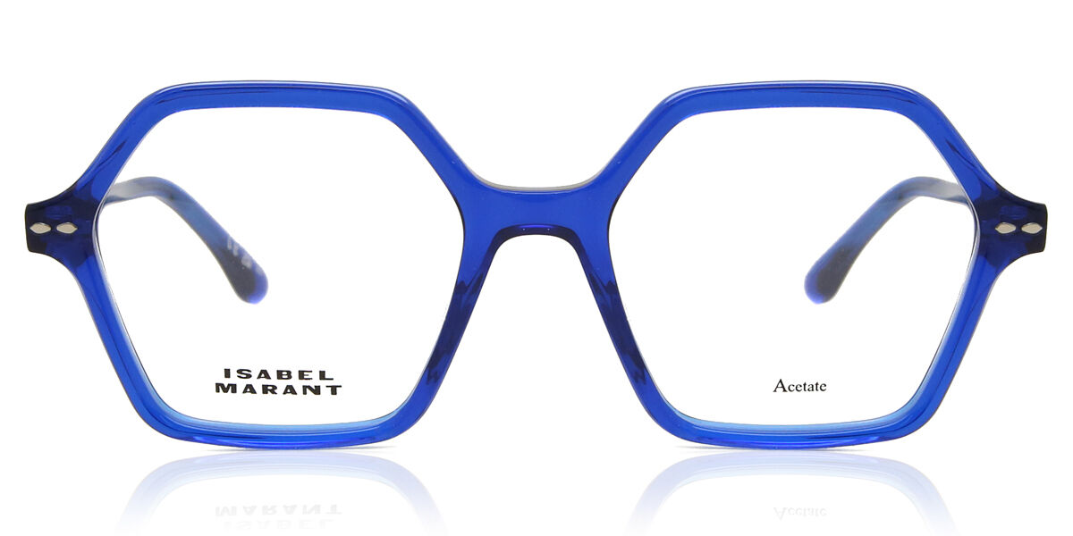 イザベル マラン Isabel Marant IM 0115 PJP Full rim フルリム トランスペアレント ブルー Women レディース 女性用 ウィメンズ Eyeglasses メガネ 眼鏡 めがね フレーム 伊達メガネ 【正規品】【新品】【海外通販】【送料無料】｜SmartBuyGlasses
