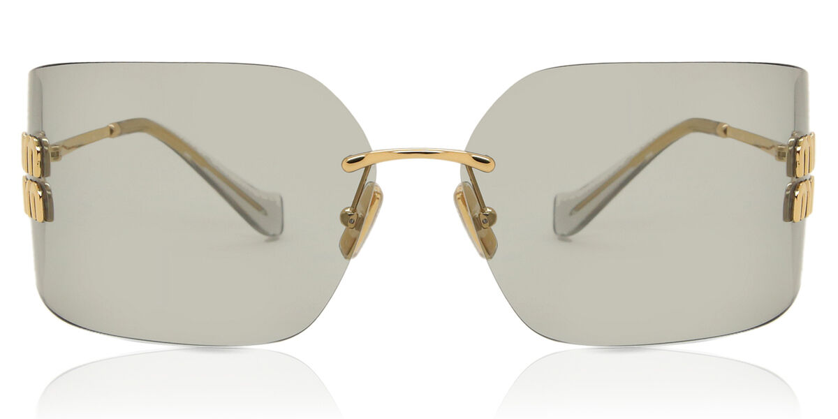 ミュウミュウ Miu Miu MU54YS 5AK30B Rimless リム受け答え ゴールド Women レディース 亭主もち用 ウィメンズ Sunglasses 黒眼鏡 さんぐらす 【UV種目1】【定め事品】【新品】【外国で通信販売】【貨物輸送無料】