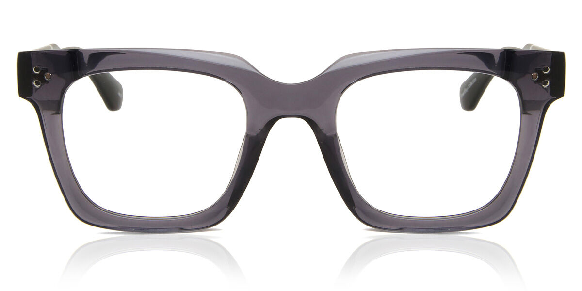 【置き目品】【貨物輸送無料】アライズコレクティブ  Full Rim Square Transparent Grey Arise Collective Keiko 30103 C4 Fashion Unisex Eyeglasses【外国で通信販売】