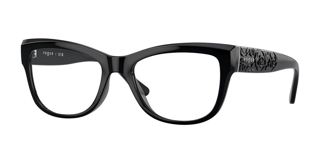 ヴォーグアイウェア Vogue Eyewear VO5528 W44 Full rim フルリム ブラック Women レディース 女性用 ウィメンズ Eyeglasses メガネ 眼鏡 めがね フレーム 伊達メガネ 【正規品】【新品】【海外通販】【送料無料】｜SmartBuyGlasses