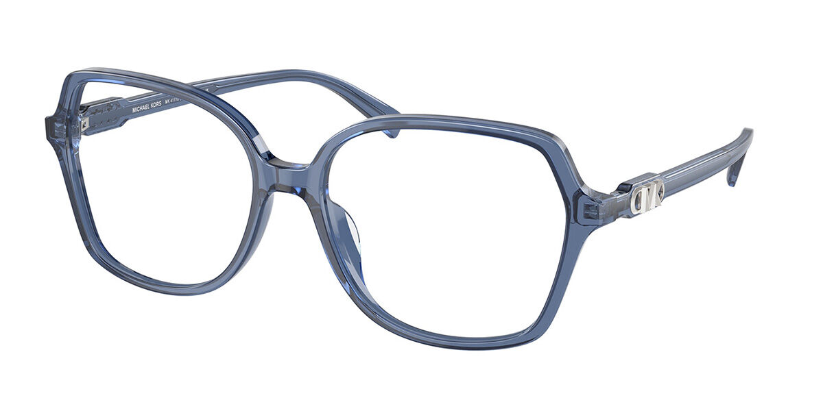 マイケルコース Michael Kors MK4111U BERNAL 3956 Full rim フルリム トランスペアレント ブルー Women レディース 女性用 ウィメンズ Eyeglasses メガネ 眼鏡 めがね フレーム 伊達メガネ 【正規品】【新品】【海外通販】【送料無料】｜SmartBuyGlasses 8,001円