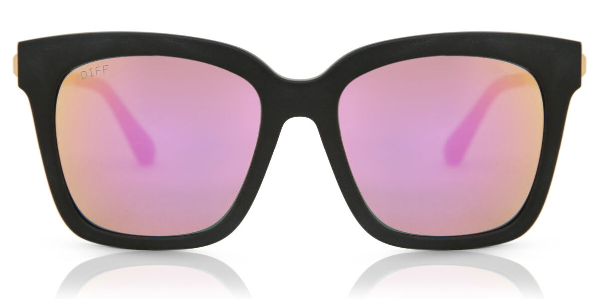 【正規品】【送料無料】DIFF DIFF Bella /S Polarized matte black+pink mirror polarized lens New Women Sunglasses【海外通販】 16,185円
