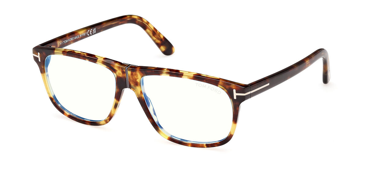 トムジェラルド・r・フォード Tom Ford FT5978-B 053 Blue-Light Block Full rim 盛りだくさんリム うす暗いトータス Men メンズ 成人男性用 Eyeglasses 眼鏡 メガネ めがね ひな形 伊達眼鏡 【置き目品】【新品】【外国で通信販売】【貨物輸送無料】