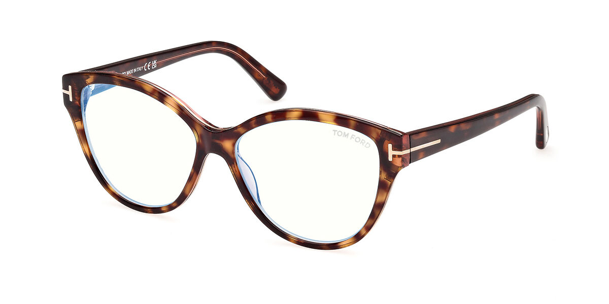 トムフォード Tom Ford FT5954-B 056 Blue-Light Block Full rim フルリム ダークトータス Women レディース 女性用 ウィメンズ Eyeglasses メガネ 眼鏡 めがね フレーム 伊達メガネ 【正規品】【新品】【海外通販】【送料無料】|SmartBuyGlasses
