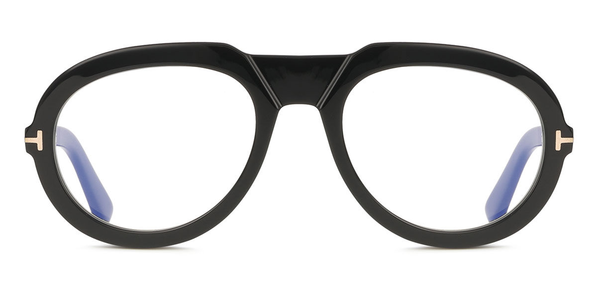 トムジェラルド・r・フォード Tom Ford FT5756-B 001 Blue-Light Block Full rim 盛りだくさんリム シャイニーブラック Men メンズ 成人男性用 Eyeglasses 眼鏡 メガネ めがね ひな形 伊達眼鏡 【置き目品】【新品】【外国で通信販売】【貨物輸送無料】