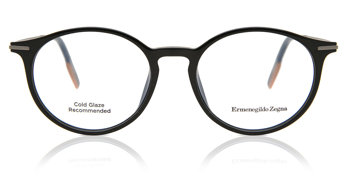 ゼニア EZ5171 001 Full rim フルリム シャイニーブラック Men メンズ 男性用 Eyeglasses メガネ 眼鏡 めがね フレーム 伊達メガネ 【正規品】【新品】【海外通販】【送料無料】｜SmartBuyGlasses