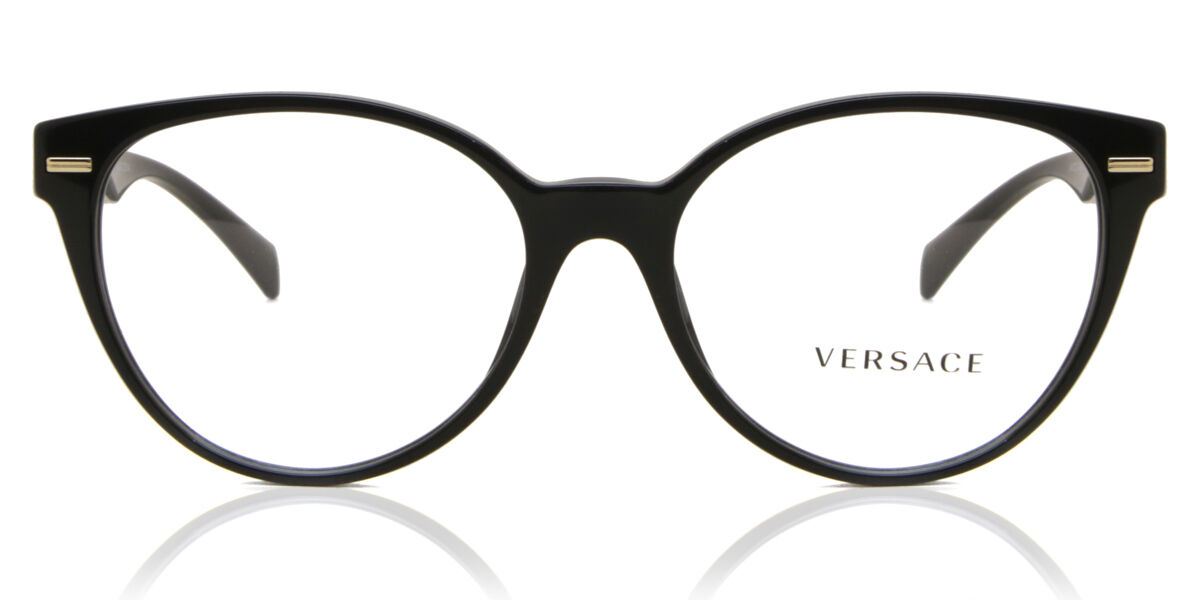 ヴェルサーチ Versace VE3334 GB1 Full rim 盛りだくさんリム 黒いこと Women レディース 亭主もち用 ウィメンズ Eyeglasses 眼鏡 メガネ めがね 屋台骨 伊達眼鏡 【置き目品】【新品】【外国で通信販売】【貨物輸送無料】 眼鏡-バッグ・小物・ブランド雑貨