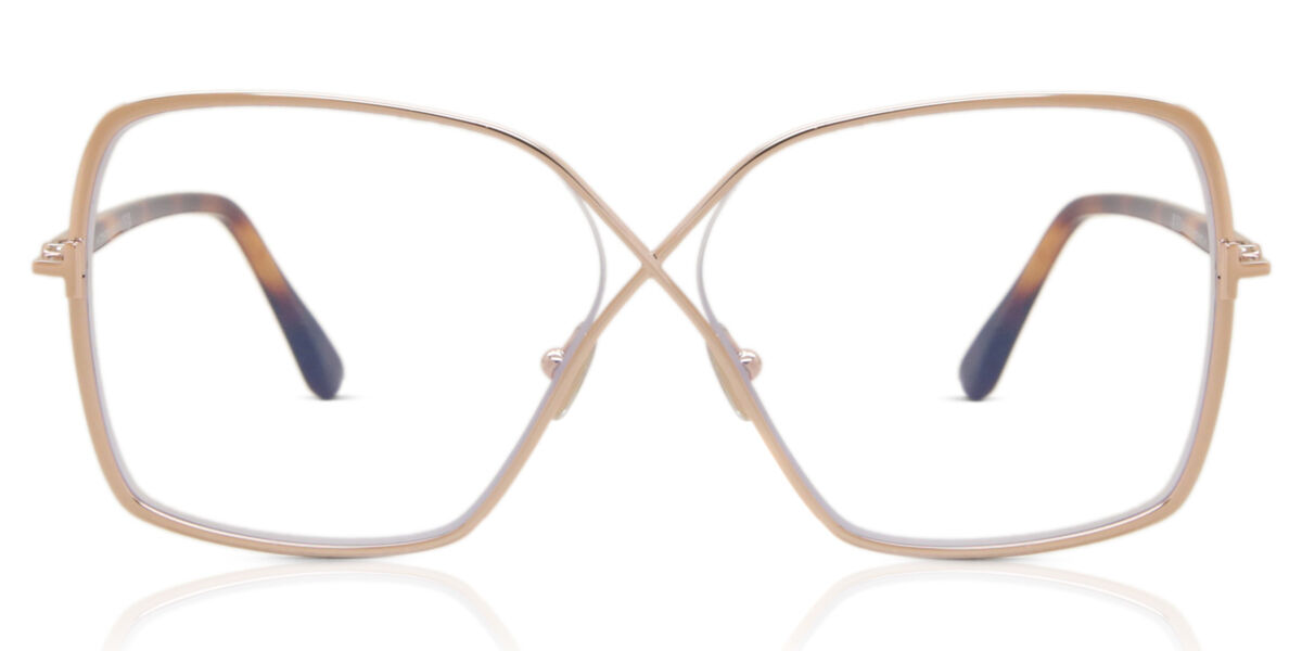 トムフォード Tom Ford FT5841-B 028 Blue-Light Block Full rim フルリム 光沢のあるローズゴールド Women レディース 女性用 ウィメンズ Eyeglasses メガネ 眼鏡 めがね フレーム 伊達メガネ 【正規品】【新品】【海外通販】【送料無料】|SmartBuyGlasses