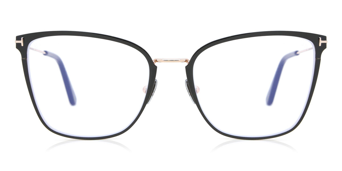 【正規品】【送料無料】【新品】トムフォード Tom Ford FT5839-B 001 Blue-Light Block シャイニーブラック Women レディース 女性用 ウィメンズ Eyeglasses メガネ 眼鏡 めがね フレーム 伊達メガネ【海外通販】