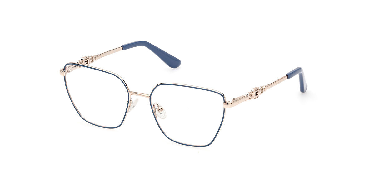 ゲス Guess GU2952 092 Full rim フルリム ブルー Women レディース 女性用 ウィメンズ Eyeglasses メガネ 眼鏡 めがね フレーム 伊達メガネ 【正規品】【新品】【海外通販】【送料無料】｜SmartBuyGlasses