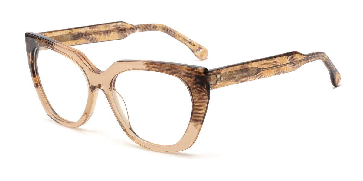 レデレ Redele LA RIOJA 03 Full rim フルリム トランスペアレント ブラウン ブラック Women レディース 女性用 ウィメンズ Eyeglasses メガネ 眼鏡 めがね フレーム 伊達メガネ 【正規品】【新品】【海外通販】【送料無料】|SmartBuyGlasses