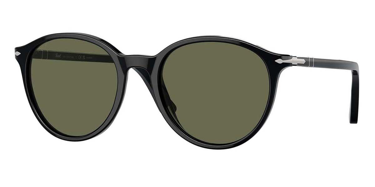 ペルソール Persol PO3350S Polarized 95/58 Full rim フルリム ブラック Unisex ユニセックス 男女兼用 メンズ レディース Sunglasses サングラス さんぐらす 【UVカテゴリ3】【偏光】【正規品】【新品】【海外通販】【送料無料】｜SmartBuyGlasses