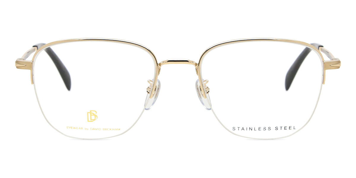デビッド ベッカム David Beckham DB 1028/G RHL Semi rimless セミリムレス ゴールド Men メンズ 成人男性用 Eyeglasses 眼鏡 メガネ めがね ひな形 伊達眼鏡 【置き目品】【新品】【外国で通信販売】【貨物輸送無料】