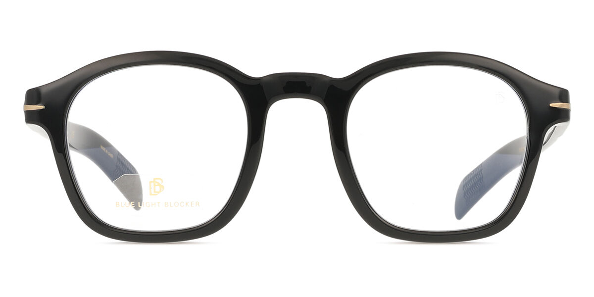 デビッド ベッカム David Beckham DB 7053/BB 2M2/G6 Blue-Light Block Full rim フルリム シャイニーブラック Men メンズ 男性用 Eyeglasses メガネ 眼鏡 めがね フレーム 伊達メガネ 【正規品】【新品】【海外通販】【送料無料】｜SmartBuyGlasses