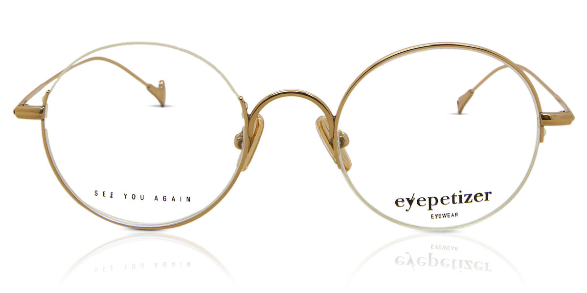 アイペタイザー Eyepetizer Tondo C.4 Semi rimless セミリムレス ゴールド Unisex ユニセックス 男女兼用 メンズ レディース Eyeglasses メガネ 眼鏡 めがね フレーム 伊達メガネ 【正規品】【新品】【海外通販】【送料無料】｜SmartBuyGlasses