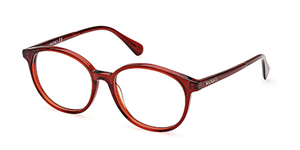 マックス＆貴社 Max \u0026 Co. MO5076 069 Full rim 盛りだくさんリム 澄み切ったなバーガンディ Women レディース 成人女性用 ウィメンズ Eyeglasses 眼鏡 メガネ めがね ひな形 伊達眼鏡 【置き目品】【新品】【外国で通信販売】【貨物輸送無料】