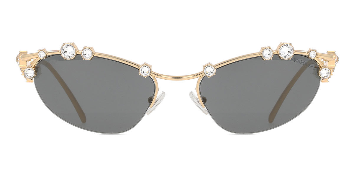 スワロフスキー Swarovski SK7016 400487 Semi rimless セミリムレス ジェム付きゴールド Women レディース 女性用 ウィメンズ Sunglasses サングラス さんぐらす 【UVカテゴリ3】【正規品】【新品】【海外通販】【送料無料】｜SmartBuyGlasses