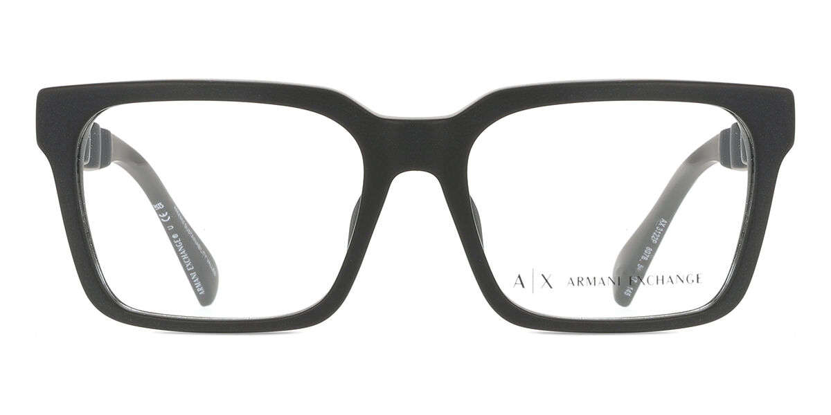アルマーニエクスチェンジ Armani Exchange AX3122F Asian Fit 8078 Full rim フルリム マットブラック Men メンズ 男性用 Eyeglasses メガネ 眼鏡 めがね フレーム 伊達メガネ 【正規品】【新品】【海外通販】【送料無料】|SmartBuyGlasses