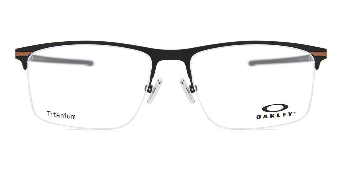 オーク材ロバート・エドワード・リー Oakley OX5140 TIE BAR 0.5 514001 Semi rimless セミリムレス 繻子 黒いこと Men メンズ 成人男性用 Eyeglasses 眼鏡 メガネ めがね ひな形 伊達眼鏡 【置き目品】【新品】【外国で通信販売】【貨物輸送無料】