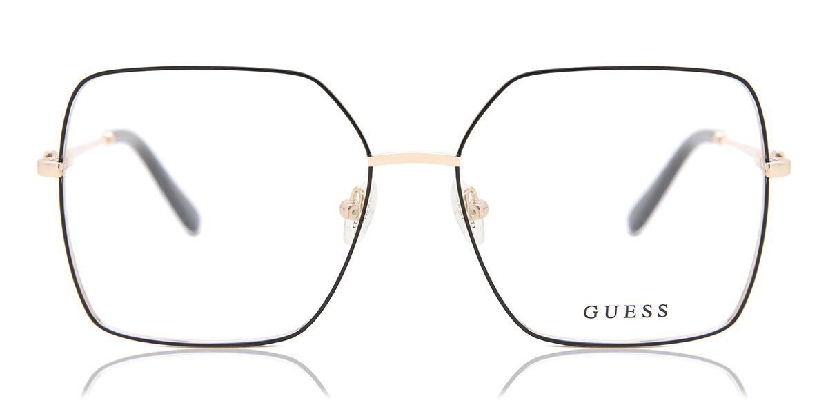 ゲス Guess GU2824 001 Full rim フルリム 黒金 Women レディース 女性用 ウィメンズ Eyeglasses メガネ 眼鏡 めがね フレーム 伊達メガネ 【正規品】【新品】【海外通販】【送料無料】|SmartBuyGlasses