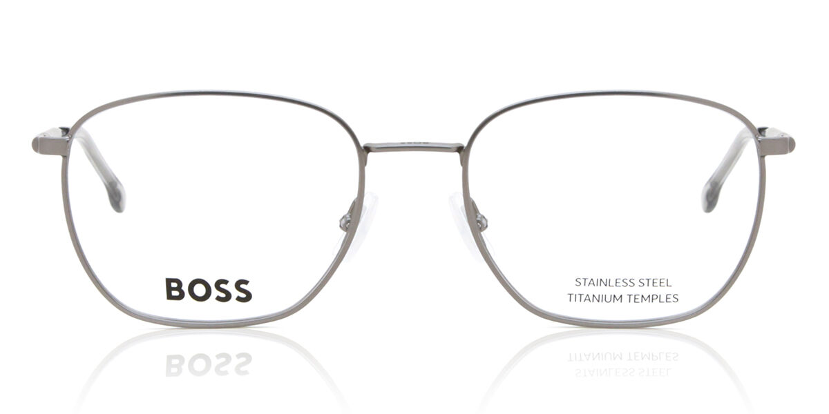 ボス Boss 1415 R80 Full rim フルリム ダーク ルテニウム グレー Men メンズ 男性用 Eyeglasses メガネ 眼鏡 めがね フレーム 伊達メガネ 【正規品】【新品】【海外通販】【送料無料】｜SmartBuyGlasses