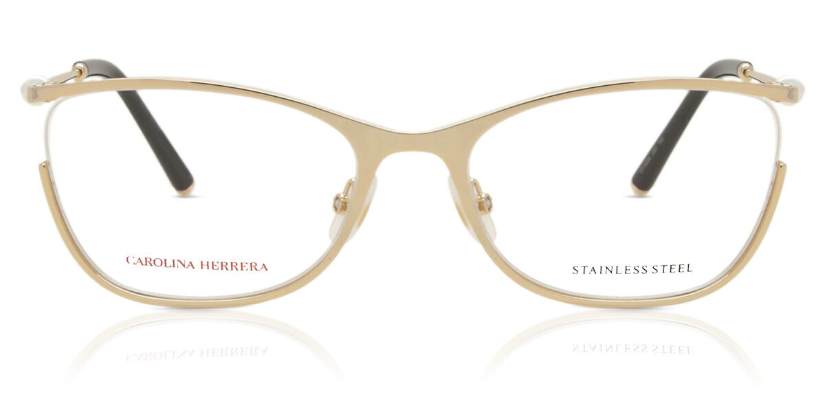 カロライナヘレラ Carolina Herrera CH 0006 J5G Semi rimless セミリムレス ゴールド Women レディース 成人女性用 ウィメンズ Eyeglasses 眼鏡 メガネ めがね ひな形 伊達眼鏡 【置き目品】【新品】【外国で通信販売】【貨物輸送無料】