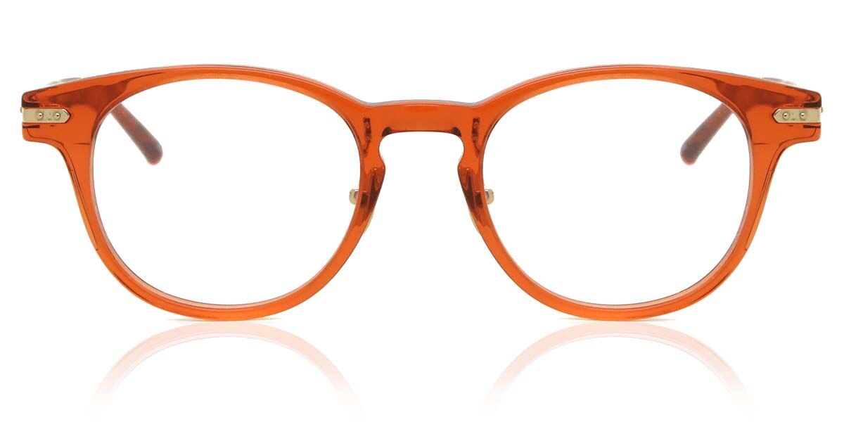 リンダ・ファロー Linda Farrow BAY LF25A Asian Fit C14 Full rim 盛りだくさんリム 澄み切った黄金色オレンジ色 Unisex ユニ一発やる 男女兼用 メンズ レディース Eyeglasses 眼鏡 メガネ めがね ひな型 伊達眼鏡 【定め事品】【新品】【外国で通信販売】【貨物輸送無料】