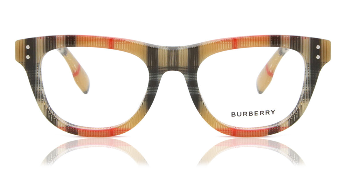 バーバリー Burberry JB2005 Kids 3778 Full rim フルリム ヴィンテージ チェック ブラウン グレー Kids キッズ Eyeglasses メガネ 眼鏡 めがね フレーム 伊達メガネ 【正規品】【新品】【海外通販】【送料無料】|SmartBuyGlasses