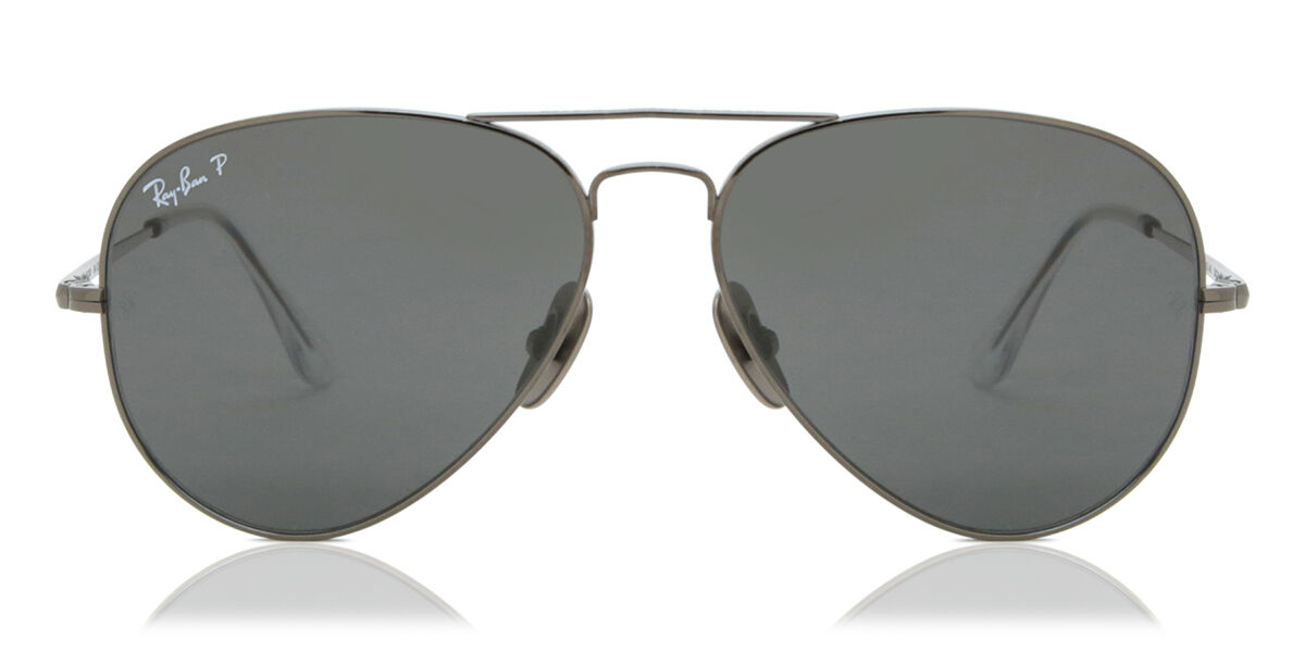 【正規品】【送料無料】レイバン Ray-Ban RB8089 Aviator Titanium Polarized 165/48 New Unisex Sunglasses【海外通販】