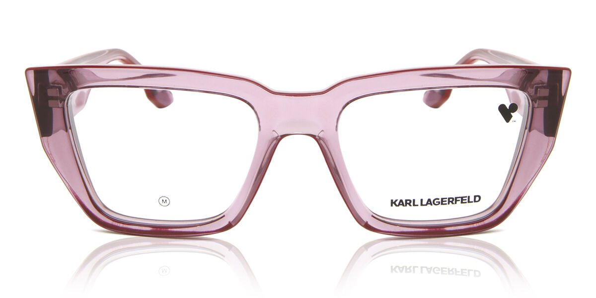 カール・ラガーフェルド Karl Lagerfeld KL6153 610 Full rim フルリム 透明なバラ Women レディース 女性用 ウィメンズ Eyeglasses メガネ 眼鏡 めがね フレーム 伊達メガネ 【正規品】【新品】【海外通販】【送料無料】|SmartBuyGlasses