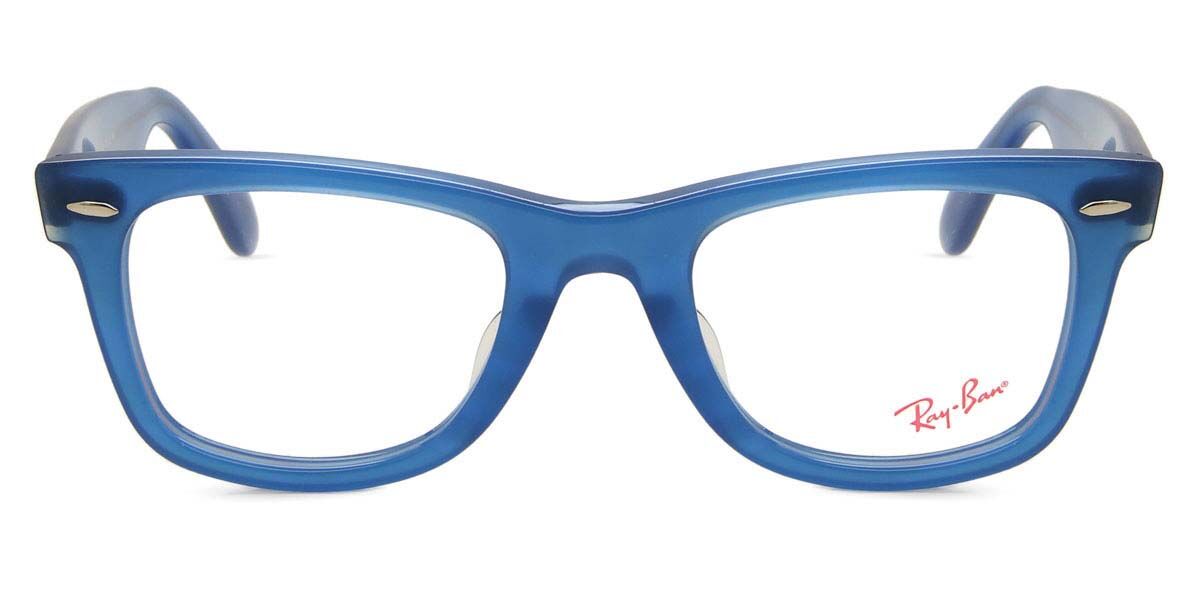 レイバン Ray-Ban RX5121F Wayfarer Asian Fit 8384 Full rim フルリム 透明ブルー フォトクロミックストライプブルー Unisex ユニセックス 男女兼用 メンズ レディース Eyeglasses メガネ 眼鏡 めがね フレーム 伊達メガネ 【正規品】【新品】【海外通販】【送料無料】｜SmartBuyGlasses 8,490円