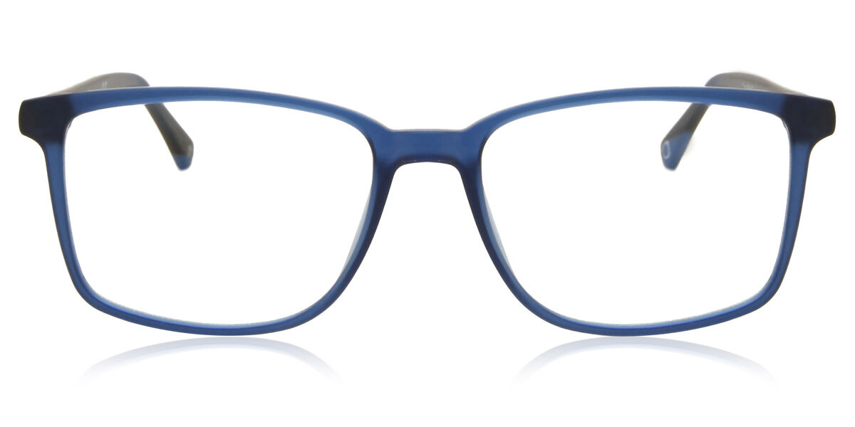 【正規品】【送料無料】SmartBuyコレクション Full Rim Rectangle Frosted Dark Blue SmartBuy Collection Derick Blue-Light Block T-004BL 04M Fashion Unisex Eyeglasses【海外通販】
