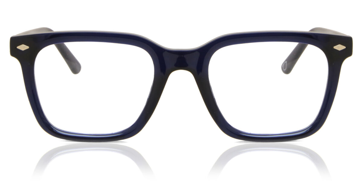【正規品】【送料無料】SmartBuyコレクション Full Rim Square Glossy Dark Blue SmartBuy Collection Philippe JSV-285 004 Fashion Unisex Eyeglasses【海外通販】