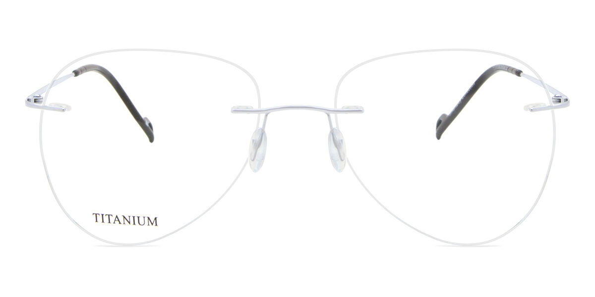 【正規品】【送料無料】SmartBuyコレクション Rimless Oval Shiny Silver SmartBuy Collection Hani RT-010 C2 Fashion Unisex Eyeglasses【海外通販】 8,680円