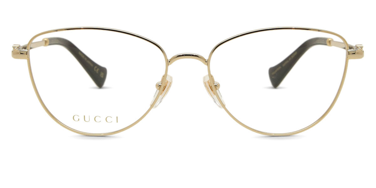 グッチ Gucci GG1595O 001 Full rim フルリム ゴールド Women レディース 女性用 ウィメンズ Eyeglasses メガネ 眼鏡 めがね フレーム 伊達メガネ 【正規品】【新品】【海外通販】【送料無料】｜SmartBuyGlasses