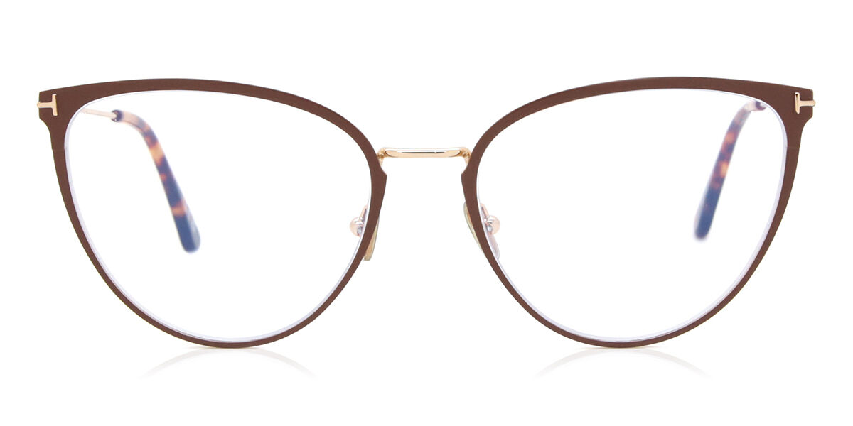 トムジェラルド・r・フォード Tom Ford FT5840-B 046 Blue-Light Block Full rim 盛りだくさんリム うす暗い 赤銅色 Women レディース お上さん用 ウィメンズ Eyeglasses 眼鏡 メガネ めがね 一こま 伊達眼鏡 【置き目品】【新品】【外国で通信販売】【貨物輸送無料】