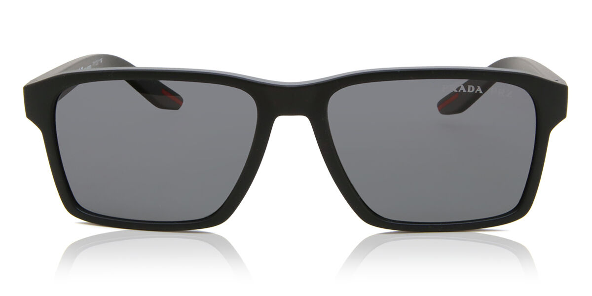 プラダリネアロッサ Prada Linea Rossa なおなお書き05YS Polarized DG002G Full rim 盛りだくさんリム 引っ敷き黒いこと Men メンズ 成人男性用 Sunglasses 黒眼鏡 さんぐらす 【UV種別3】【偏光】【置き目品】【新品】【外国で通信販売】【貨物輸送無料】 眼鏡・サングラス-バッグ・小物・ブランド雑貨-サングラス