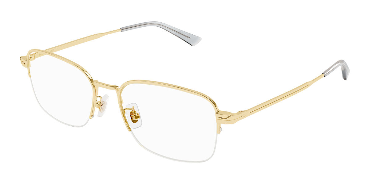モンブラン Montblanc MB0269OA Asian Fit 001 Semi rimless セミリムレス ゴールド Men メンズ 成人男性用 Eyeglasses 眼鏡 メガネ めがね ひな型 伊達眼鏡 【定め事品】【新品】【外国で通信販売】【貨物輸送無料】