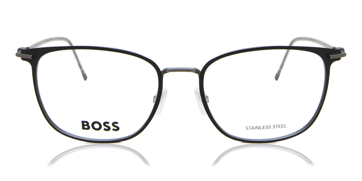 ボス Boss 1431 RZZ Full rim フルリム マットブラック Men メンズ 男性用 Eyeglasses メガネ 眼鏡 めがね フレーム 伊達メガネ 【正規品】【新品】【海外通販】【送料無料】｜SmartBuyGlasses 9,077円