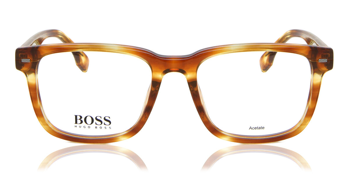 【正規品】【送料無料】【新品】ボス Boss 1320 6KM ストライプブラウンルテニウム Men メンズ 男性用 Eyeglasses メガネ 眼鏡 めがね フレーム 伊達メガネ【海外通販】
