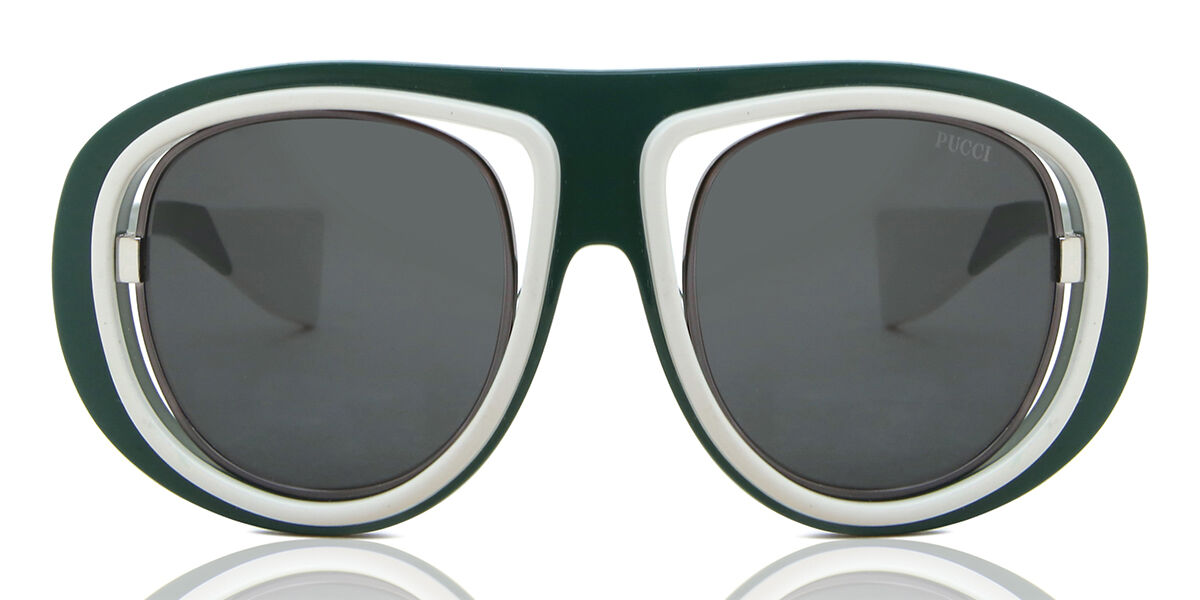 プッチ EP0059 96A Full rim 盛りだくさんリム 白いこと Women レディース お上さん用 ウィメンズ Sunglasses 黒眼鏡 さんぐらす 【UV種族3】【定まり品】【新品】【外国で通信販売】【貨物輸送無料】