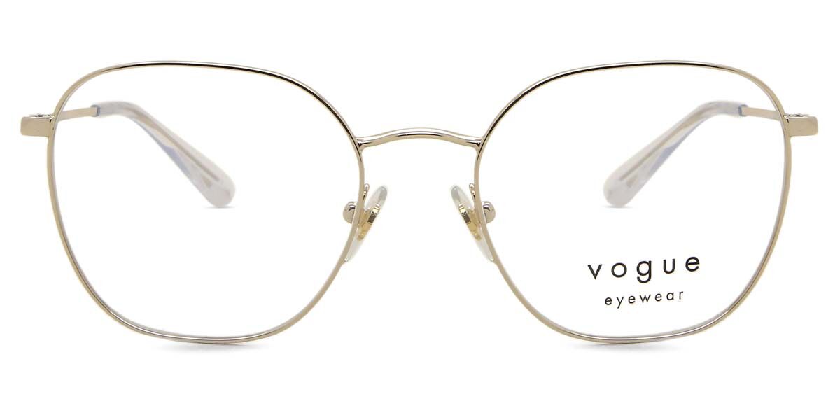 ヴォーグアイウェア Vogue Eyewear VO4178 848 Full rim フルリム ペールゴールド Women レディース 女性用 ウィメンズ Eyeglasses メガネ 眼鏡 めがね フレーム 伊達メガネ 【正規品】【新品】【海外通販】【送料無料】｜SmartBuyGlasses