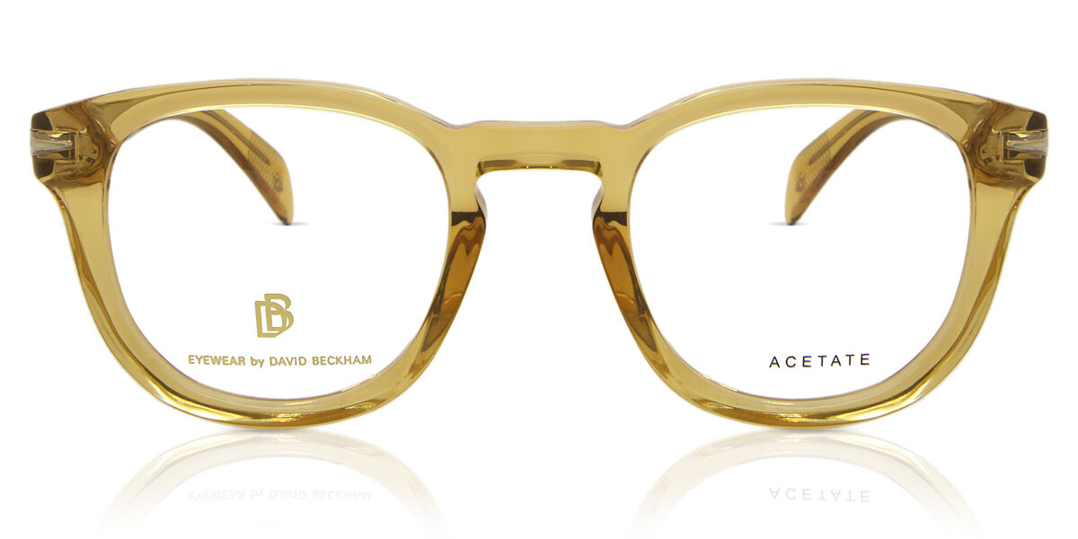 デビッド ベッカム David Beckham DB 7050 40G Full rim フルリム トランスペアレント イエロー Men メンズ 男性用 Eyeglasses メガネ 眼鏡 めがね フレーム 伊達メガネ 【正規品】【新品】【海外通販】【送料無料】｜SmartBuyGlasses