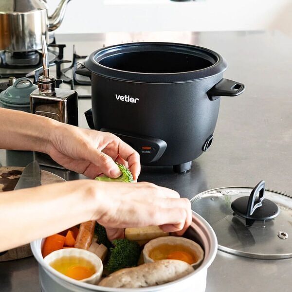【送料無料】VETLER EASY COOKER VOLTON ブラック