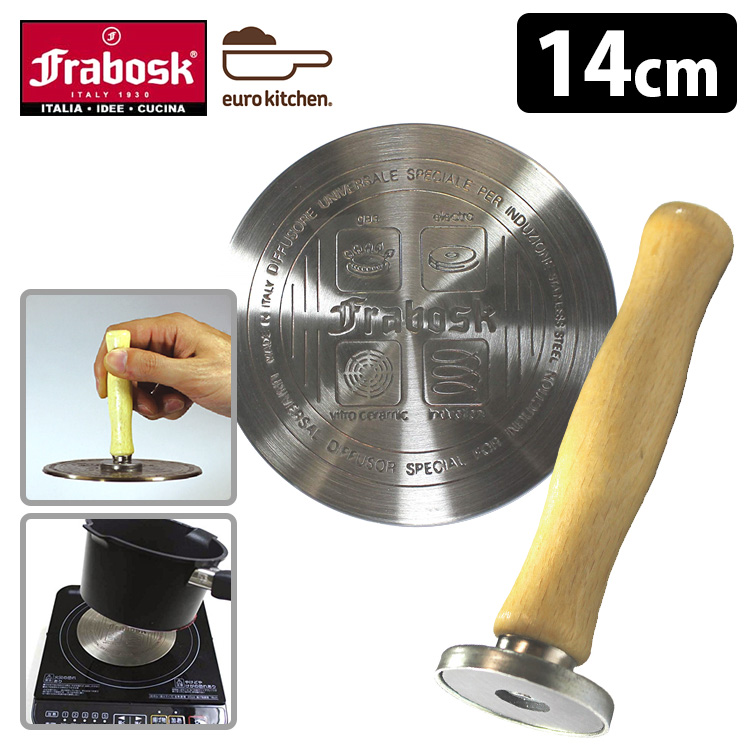 楽天市場 Ihヒーティングプレート14cm マグネットノブ セット Ih ガスコンロ両用 Frabosk Eurokitchen 送料無料 在庫有 あす楽 Rcp スマートキッチン